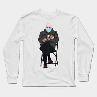 Bernie Sanders Inauguration Day Mittens Long Sleeve T-Shirt